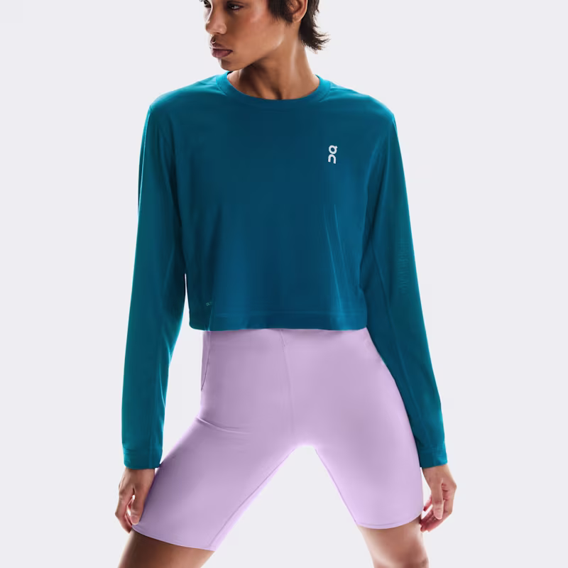 Women's Train Long-T Crop