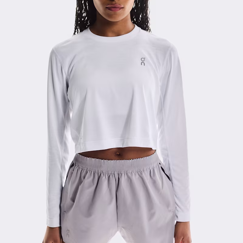 Women's Train Long-T Crop Graphic