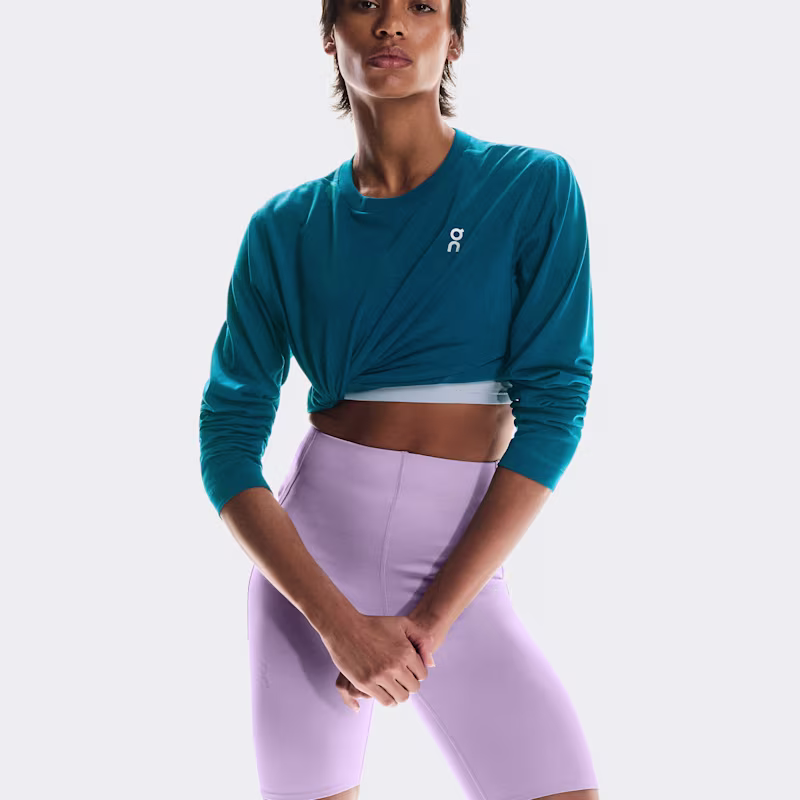 Women's Train Long-T Crop