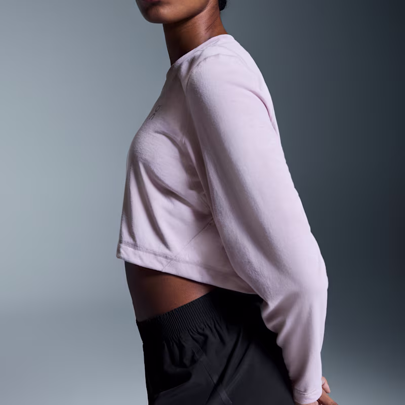 Women's Train Long-T Crop Graphic