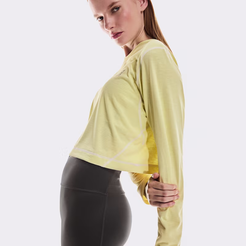 Women's Active Long-T Crop Graphic