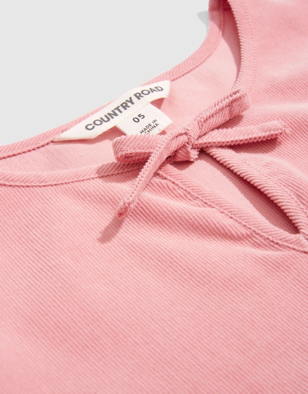 Country Road Tiered Cord Dress