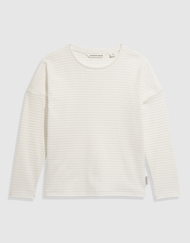 Country Road Recycled Polyester Soft Stripe T-Shirt