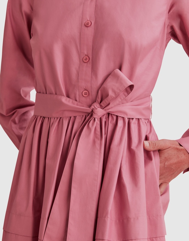 Country Road Panelled Shirt Dress