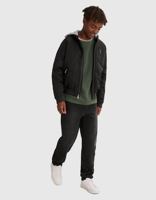 Country Road Teen Textured Long Sleeve Crew T-Shirt