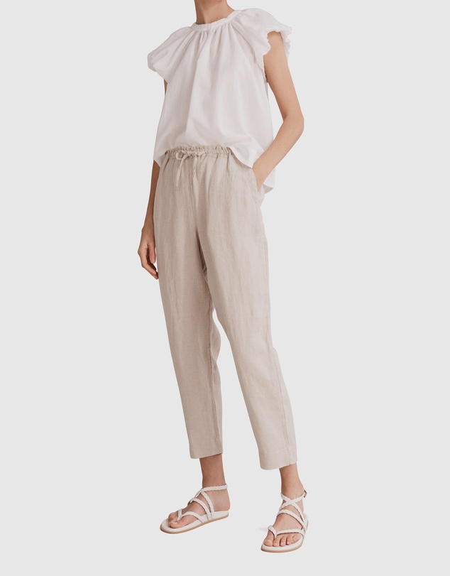 Country Road Organically Grown French Linen Pant