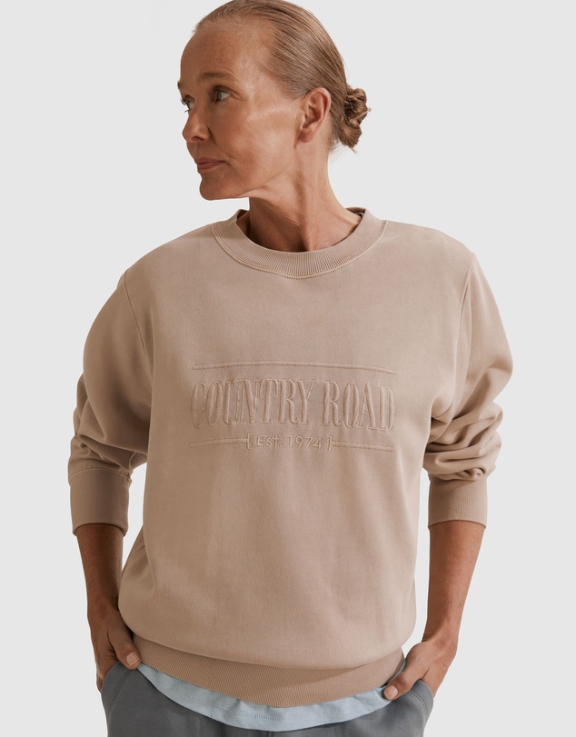 Country Road Verified Australian Cotton Heritage Sweat