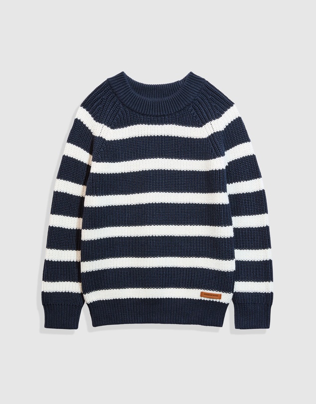Country Road Stripe Fisherman Knit