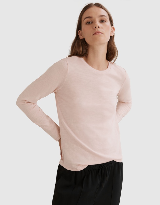 Country Road Long Sleeve Australian Cotton Slub T-Shirt