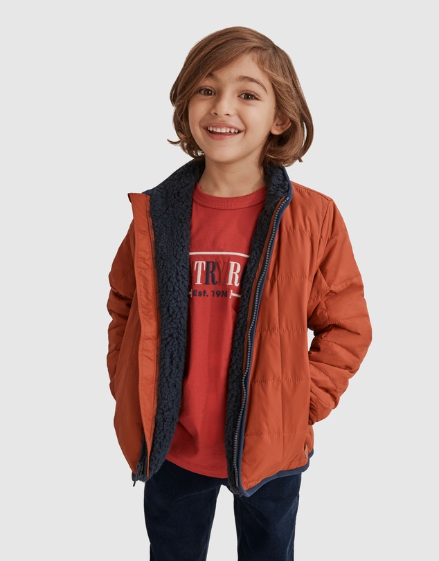 Country Road Grid Zip Jacket