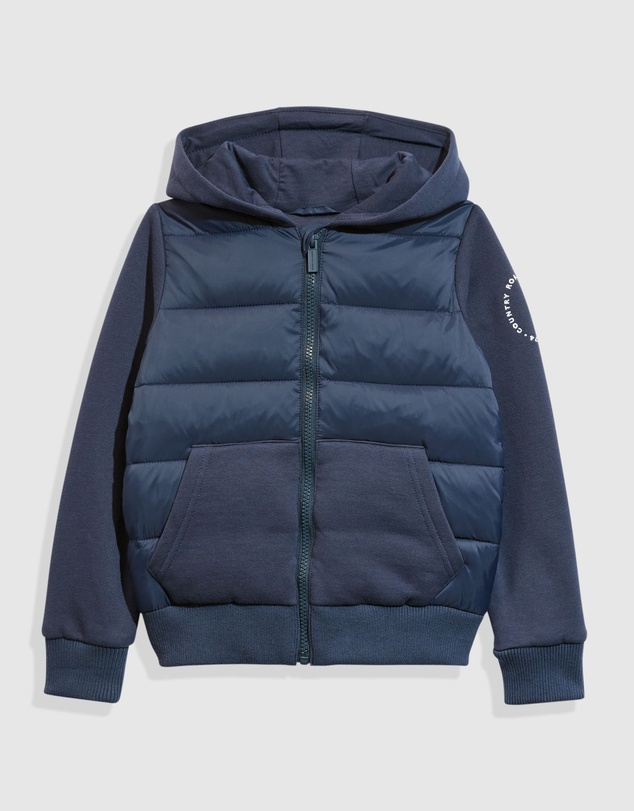 Country Road Puffer Sweat Jacket