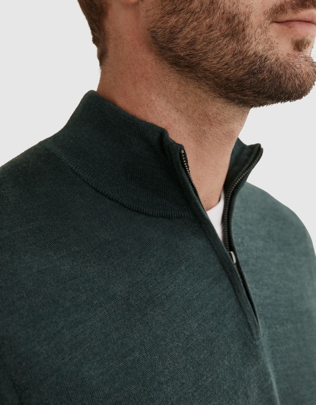 Country Road Verified Australian Merino Half Zip Knit