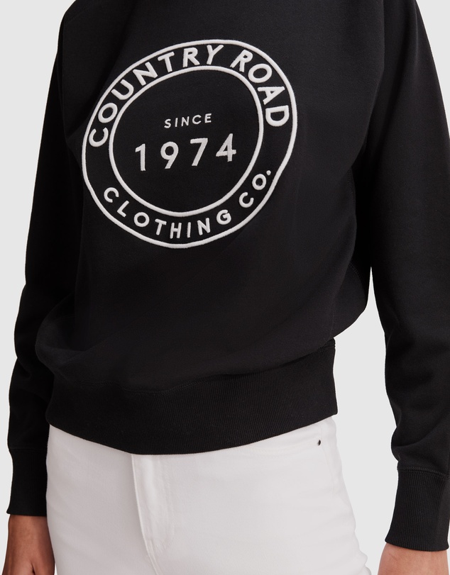 Country Road Verified Australian Cotton Casual Logo Sweat
