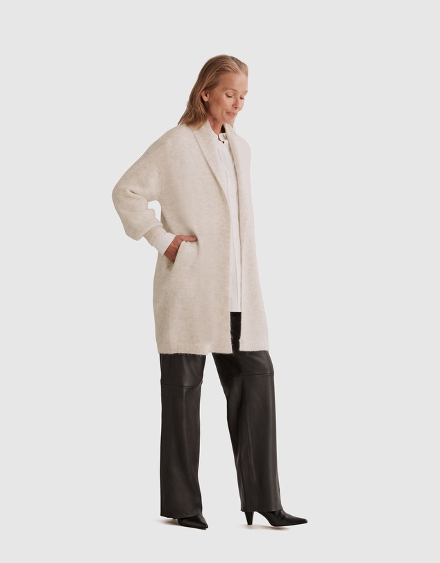 Country Road Longline Fluffy Cardigan