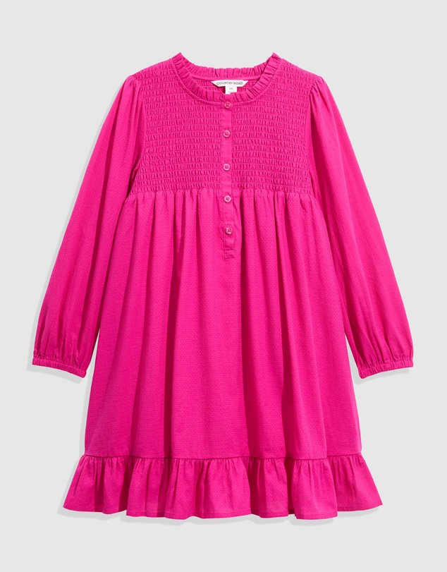 Country Road Dobby Frill Dress
