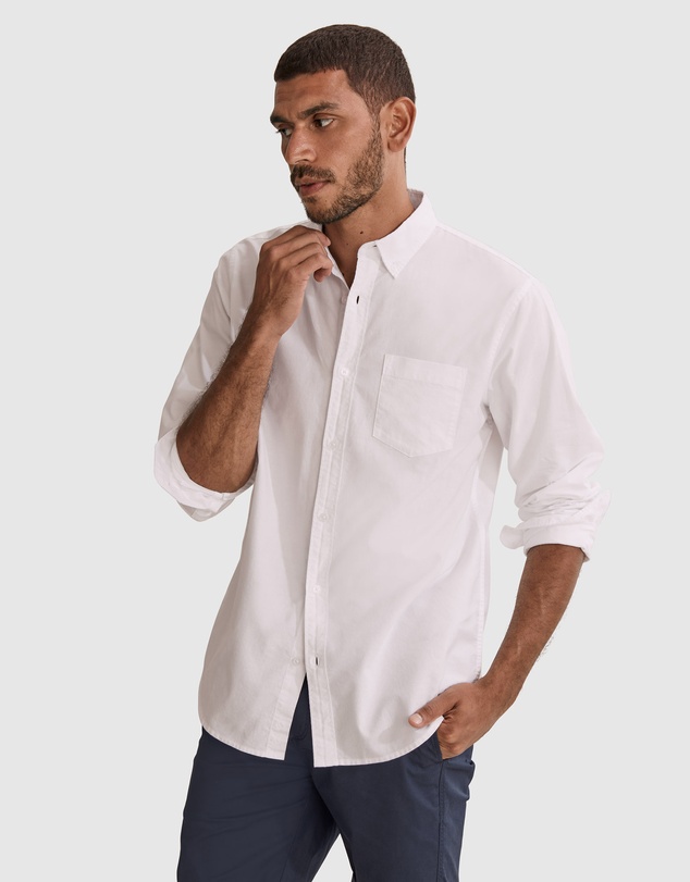 Country Road Regular Fit Washed Button Down Oxford Shirt