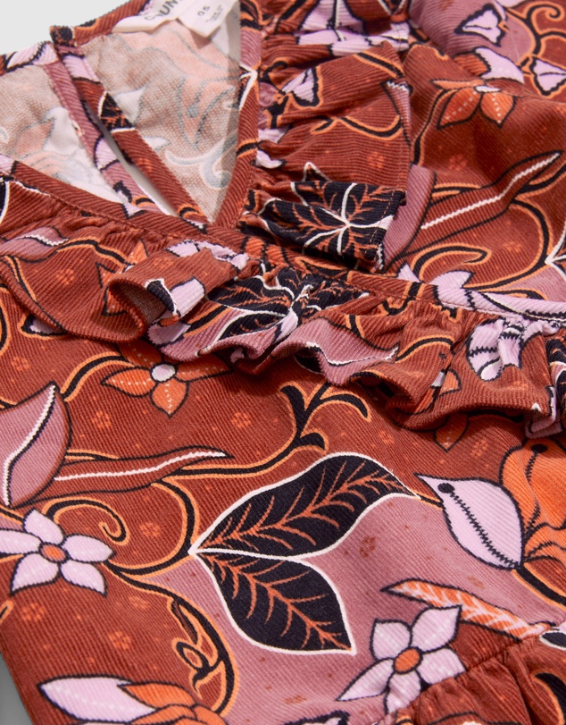 Country Road Autumn Floral Dress