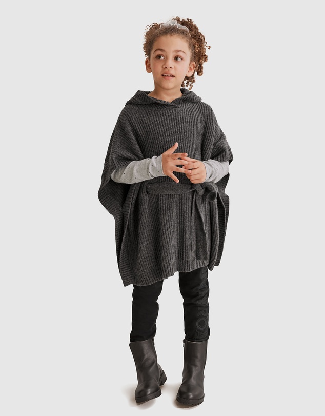 Country Road Knit Poncho