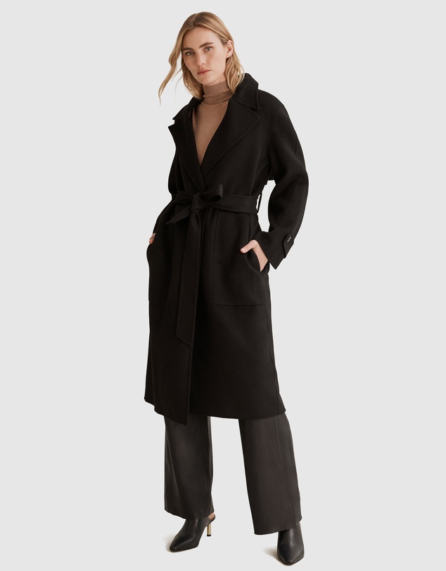 Country Road Belted Soft Coat