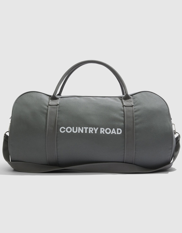Country Road Zip Canvas Logo Tote