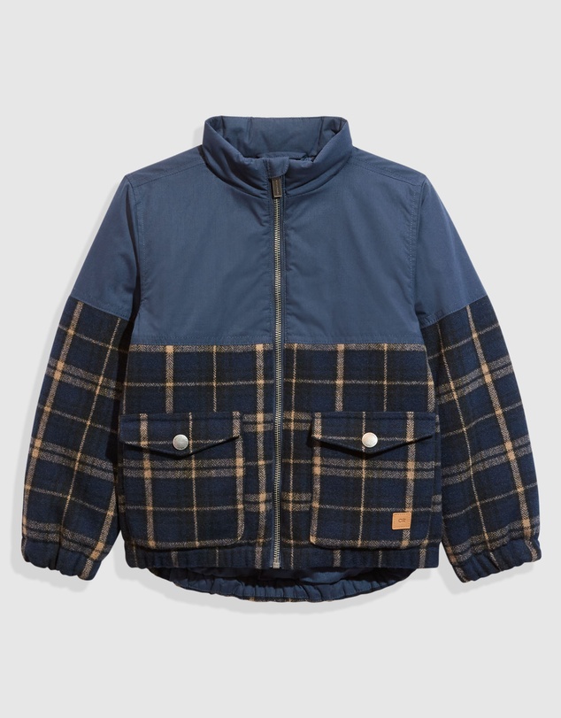 Country Road Check Puffer Jacket