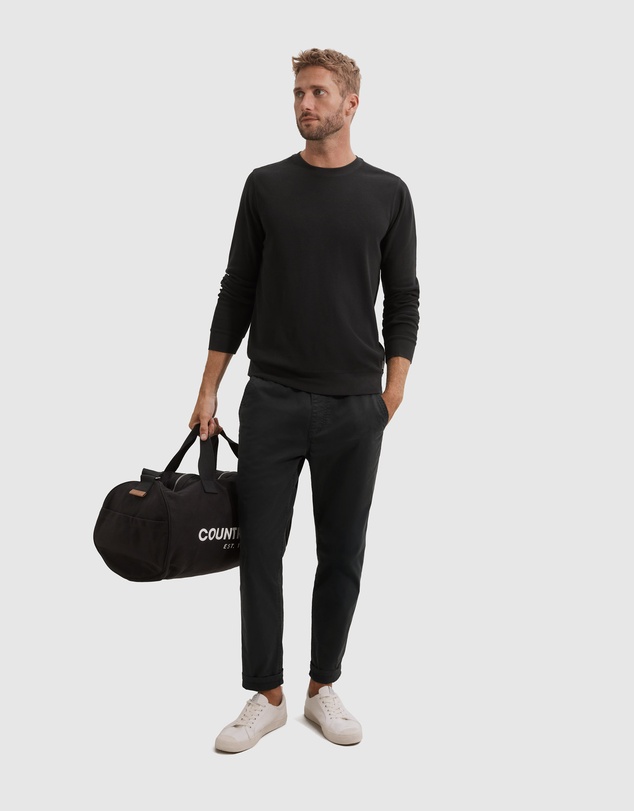 Country Road Waffle Crew T-Shirt