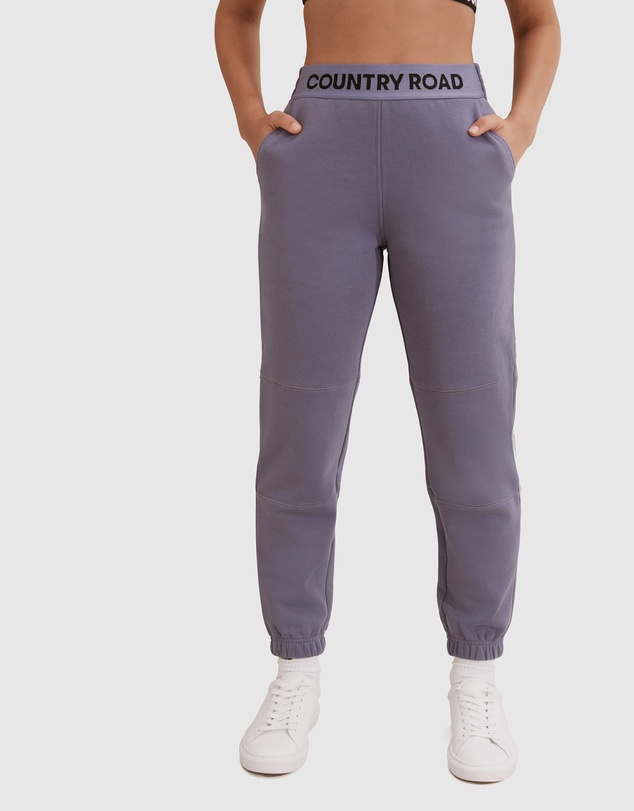 Country Road Teen Recycled Cotton Panel Logo Sweat Pant