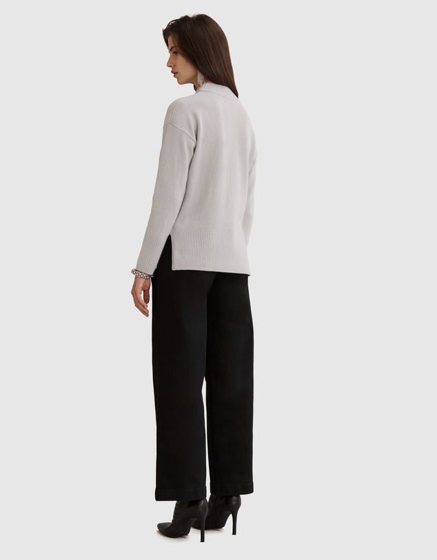 Country Road Australian Merino Wool Rib Detail Pullover