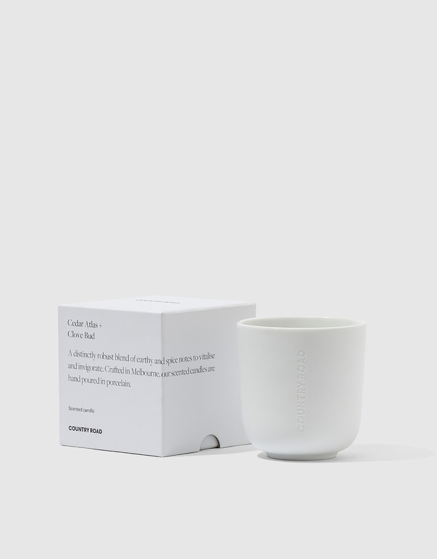 Country Road Cedar Atlas + Clove Bud Small Candle