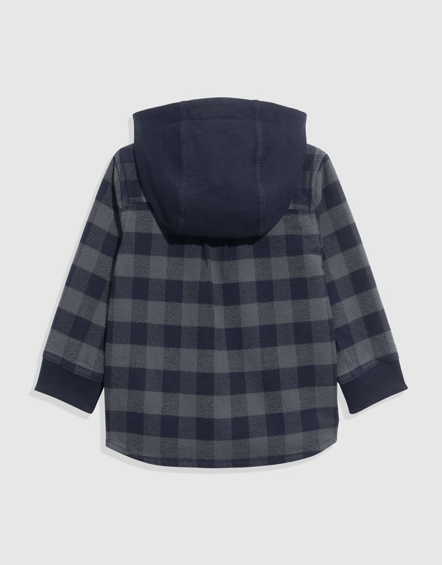 Country Road Check Hooded Shirt