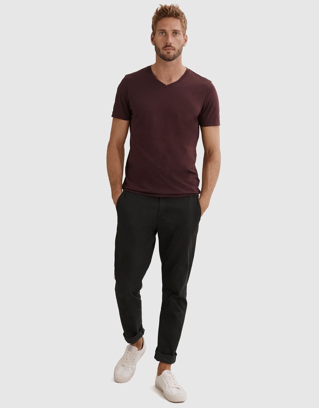 Country Road Pima V-neck T-Shirt