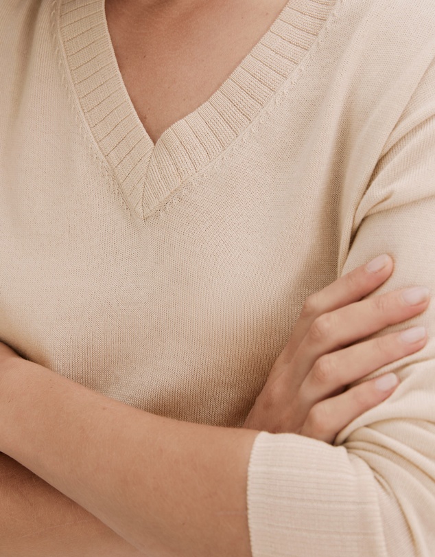 Country Road Verified Australian Merino Wool V-neck Knit