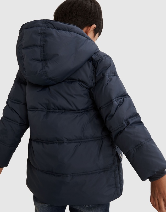 Country Road Long Puffer Jacket