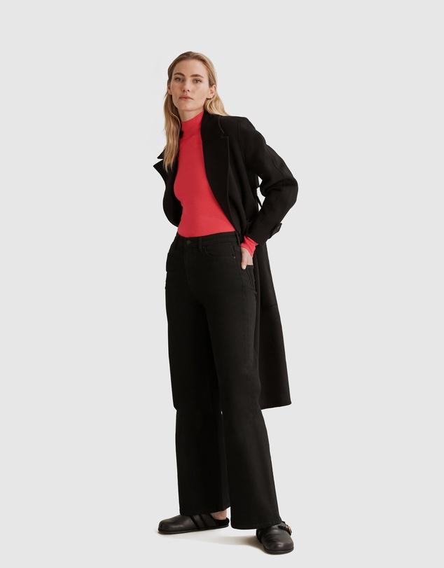 Country Road Australian Merino Wool Silk Long Sleeve Knit