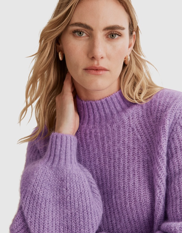 Country Road Fluffy Knit Jumper