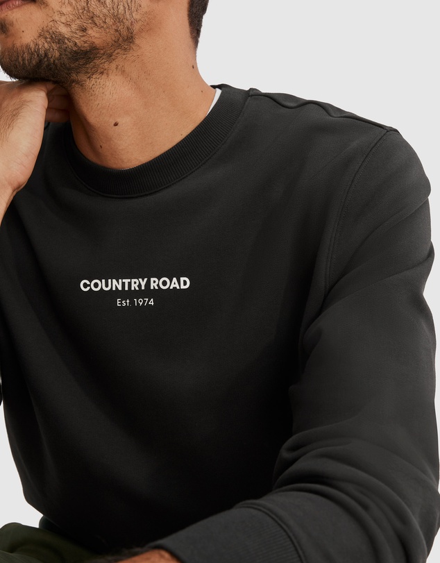 Country Road Australian Cotton Logo Sweat