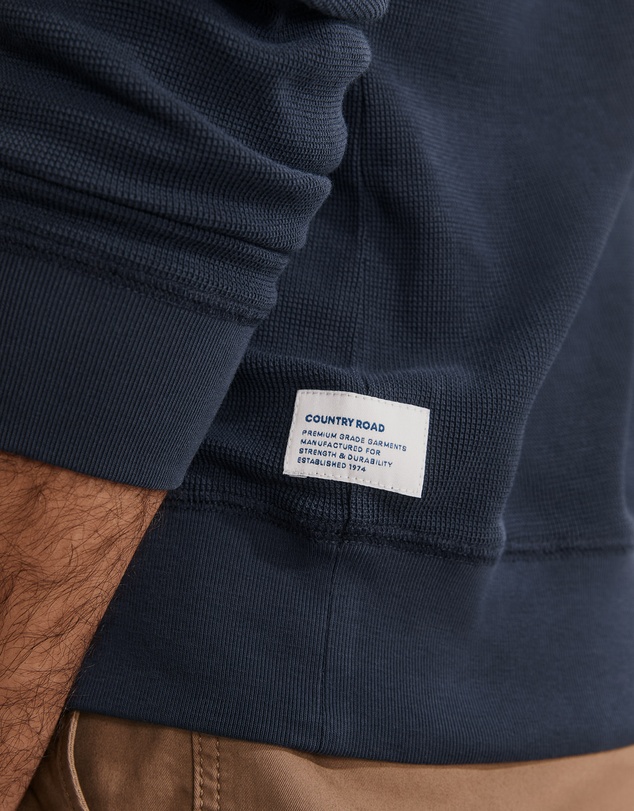 Country Road Waffle Crew T-Shirt