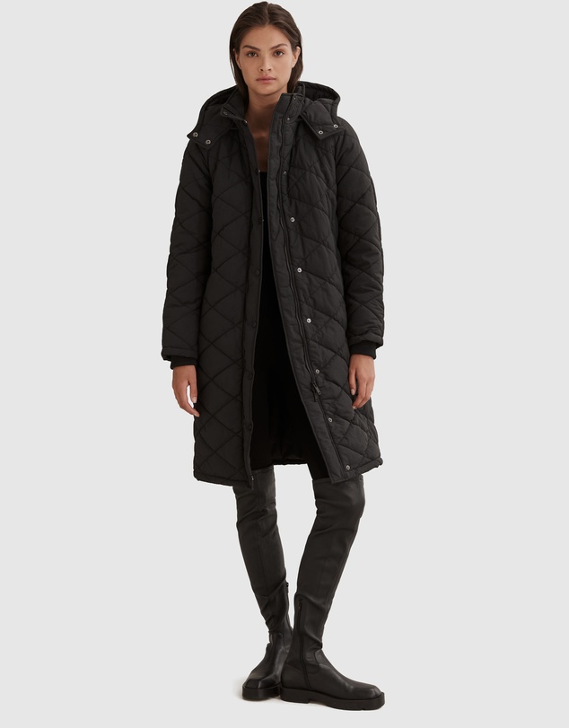 Country Road Recycled Longline Puffer