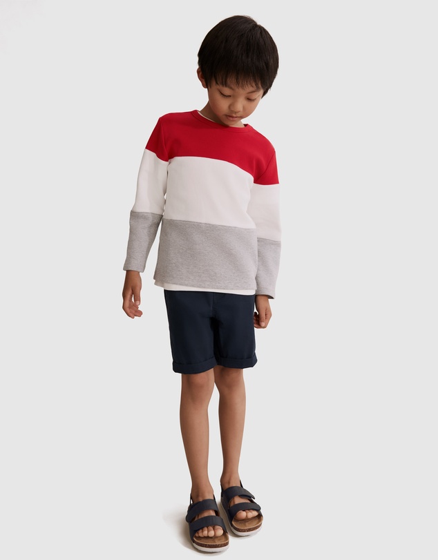 Country Road Organically Grown Cotton Block Stripe T-Shirt