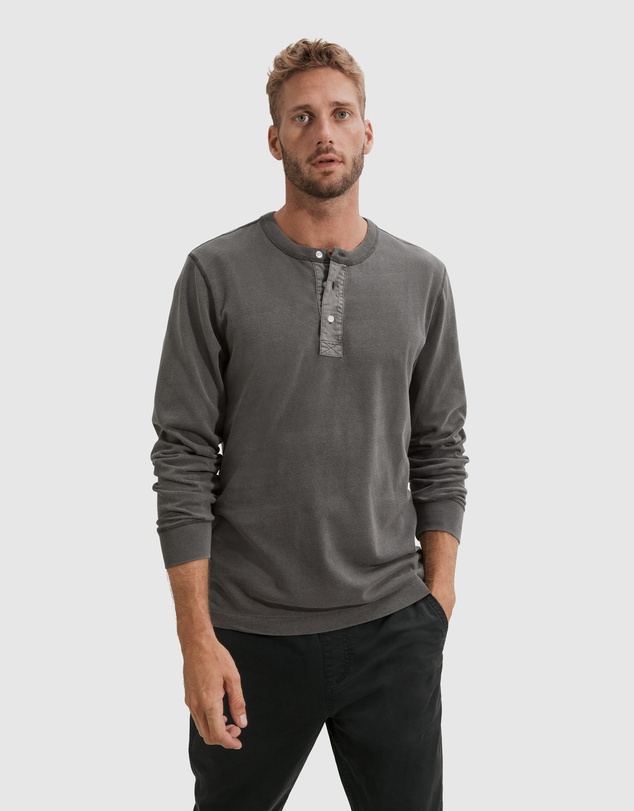 Country Road Vintage Wash Henley