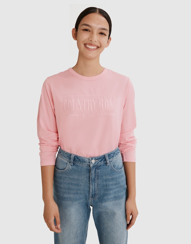 Country Road Teen Verified Australian Cotton Long Sleeve Heritage T-Shirt