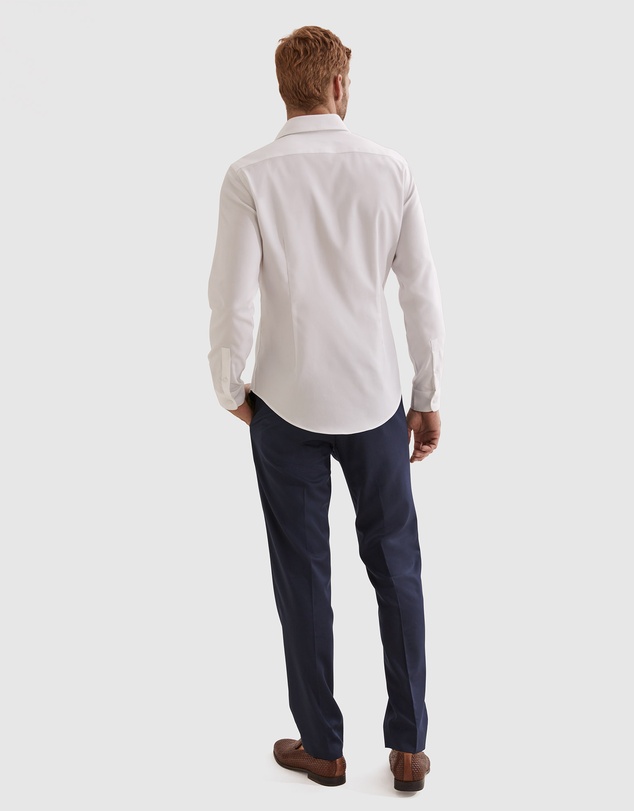 Country Road Slim Fit Textured Travel Shirt