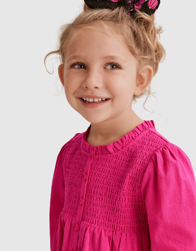 Country Road Dobby Frill Dress