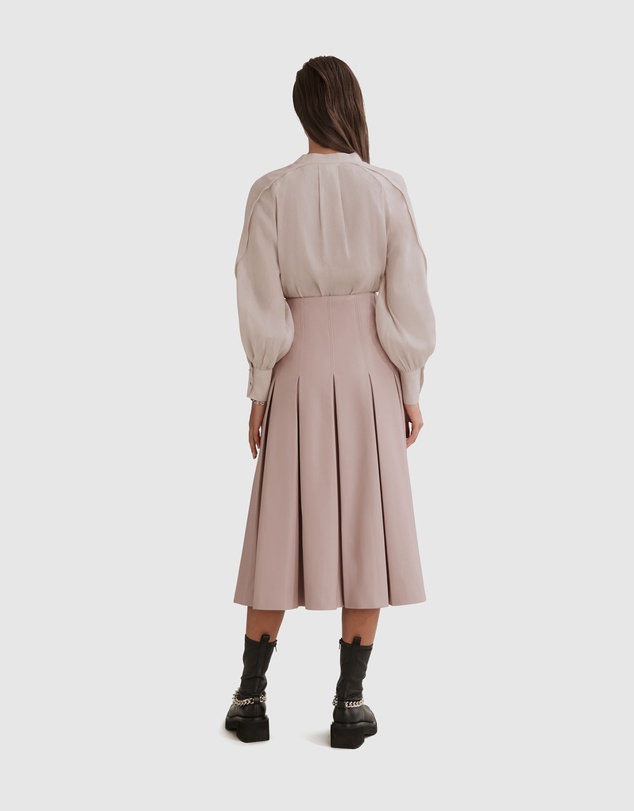 Country Road Inverted Pleat Skirt