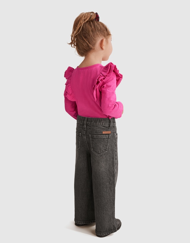 Country Road Organically Grown Cotton Slub Frill T-Shirt