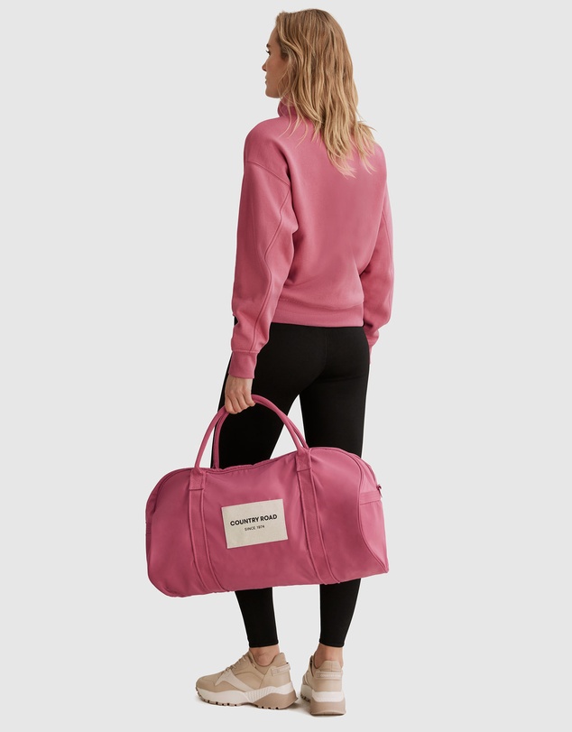 Country Road Recycled Polyester Puff Patch Tote Bag