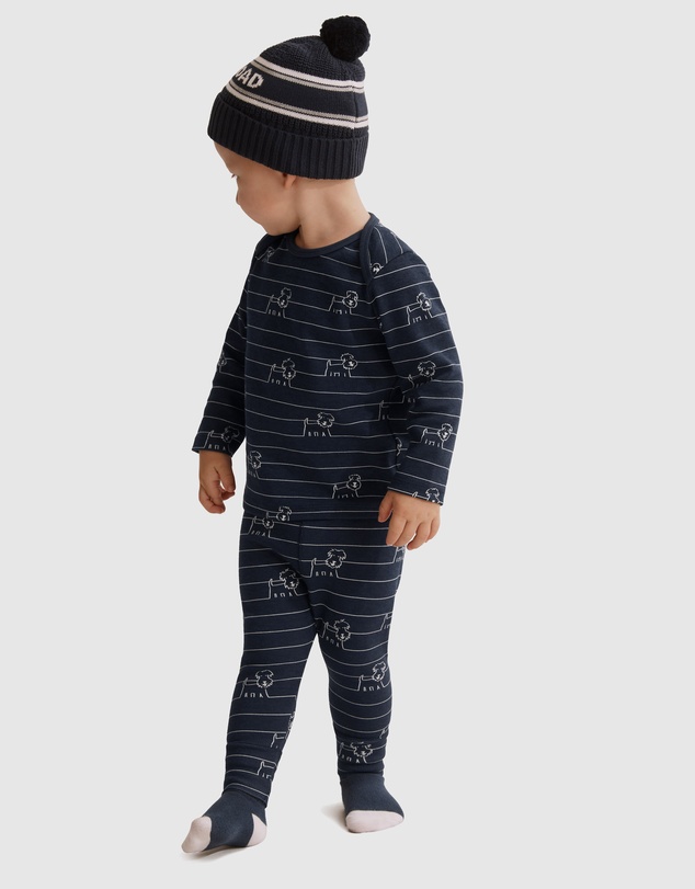 Country Road Organically Grown Cotton Envelope Stripe Dog T-Shirt