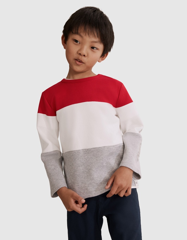 Country Road Organically Grown Cotton Block Stripe T-Shirt