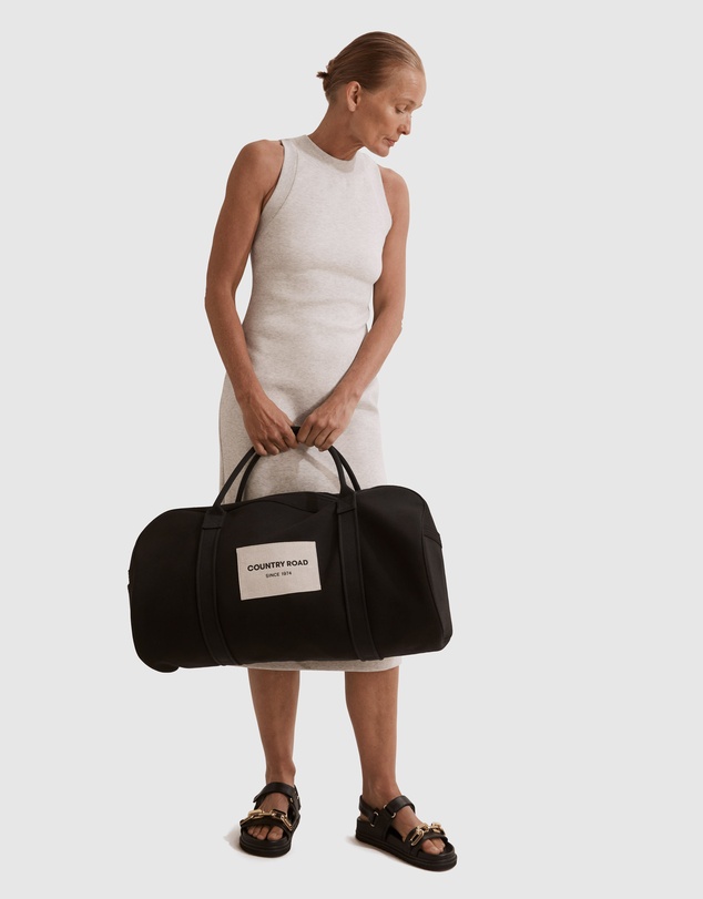 Country Road Puff Print Tote