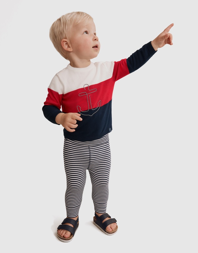 Country Road Anchor Stripe Knit